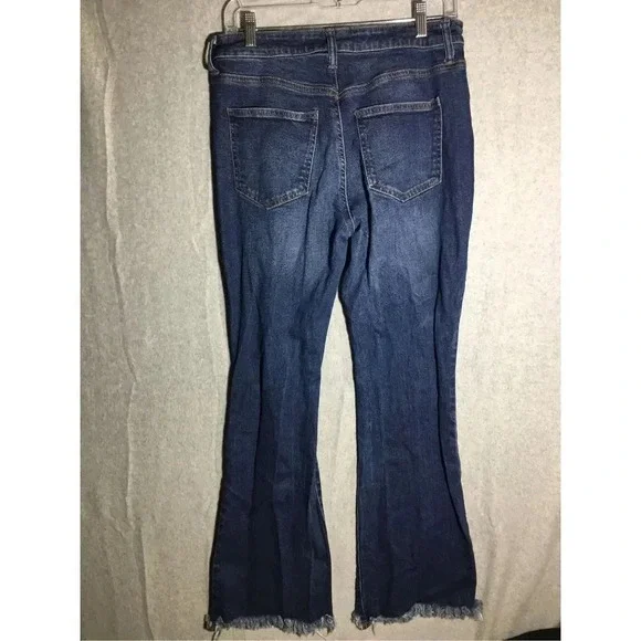 Lot of 2 No Boundaries Bootcut Jeans Light Wash Dark Wash Casual Cotton Cute - Picture 10 of 10